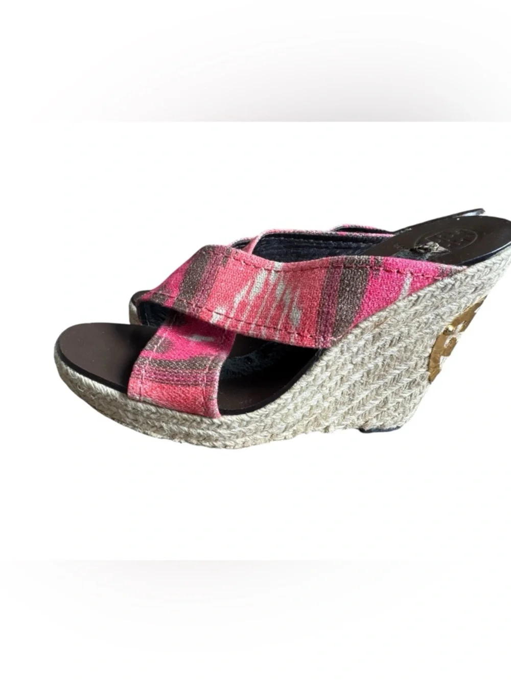 Tory Burch Kristen espadrille wedge sandal size 8
